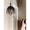 Nordlux Pendant luminaire UMA 23, E27, smoky