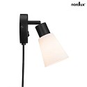 Nordlux Wandleuchte COLE, E14, schwarz/opal