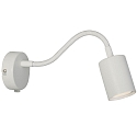 Lampada da parete EXPLORE FLEX ARM con interruttore, con spina GU10 IP20, bianco traffico 