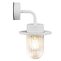 Nordlux outdoor wall luminaire JANUKA E27 IP54, white matt dimmable