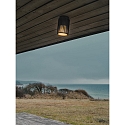 outdoor ceiling luminaire ALUDRA E27 IP54, seaside black dimmable