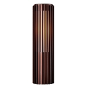 bollard lamp ALUDRA 45 E27 IP44, seaside metallic brown dimmable