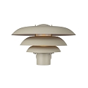 Nordlux outdoor wall luminaire KURNOS 35 E27 IP54, sand coloured 