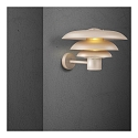 Nordlux outdoor wall luminaire KURNOS 35 E27 IP54, sand coloured 