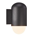 Luminaire mural dextrieur HEKA E27 IP44, noir 