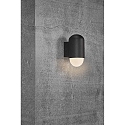 Luminaire mural dextrieur HEKA E27 IP44, noir 