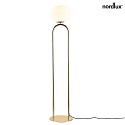 design for the people by Nordlux Lampadaire SHAPES E27 IP20, scintillant, laiton, noir 