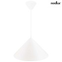 Pendant luminaire NONO 49, E27, white