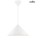 Pendant luminaire NONO 49, E27, white