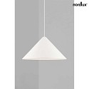 Pendant luminaire NONO 49, E27, white