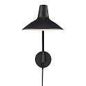 design for the people by Nordlux Lampada da parete DARCI E14 IP20, Lucido, Nero design for the people by Nordlux Lampada da parete DARCI E14 IP20, Lucido, Nero