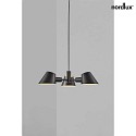 design for the people by Nordlux Luci a sospesione STAY 3-Lampadine E27 IP20, Opaco, Nero