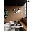 design for the people by Nordlux Luci a sospesione STAY 3-Lampadine E27 IP20, Opaco, Nero