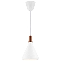 Pendant luminaire NORI 18, E27, white