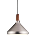 Pendant luminaire NORI 27, E27, brushed steel