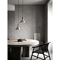 Pendant luminaire NORI 27, E27, brushed steel