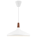 Pendant luminaire NORI 39, E27, white
