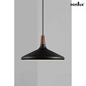 design for the people by Nordlux Luminaire à suspension NORI 39 E27 IP20, noir gradable