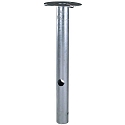 Pied de lampe pour, galvanisé