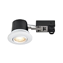 Nordlux Downlight UMBERTO GU10 IP44, blanc mat gradable