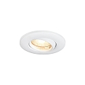 Nordlux Downlight UMBERTO GU10 IP44, blanc mat gradable