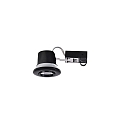 Nordlux recessed luminaire UMBERTO GU10 IP44, black dimmable 7,5W
