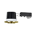 Nordlux downlight UMBERTO GU10 IP44, brass dimmable