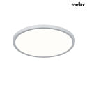 Nordlux ceiling luminaire OJA 29 CCT round, CCT Switch, on/off IP20, white matt 