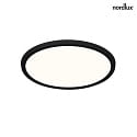 Nordlux Plafoniera OJA 29 IP54 CCT angolare, CCT Switch, on/off IP54, nero opaco 