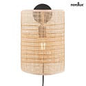 Nordlux Lampada da parete JAFFNA E27 IP20, nero