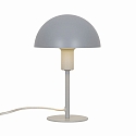 Lampe de table ELLEN MINI semi-circulaire, avec interrupteur, avec douille E14 IP20, gris, mat 