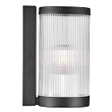 Nordlux outdoor wall luminaire COUPAR with diffuser E27 IP54, black matt dimmable