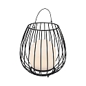 Lampe rechargeable JIM TO-GO avec interrupteur, avec connexion USB IP54, noir gradable