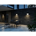 outdoor wall luminaire PONTIO 27 GU10 IP54, sand coloured 