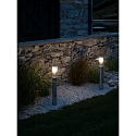outdoor floor lamp LINTON E27, galvanised