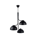 design for the people by Nordlux pendant luminaire TULLIO 3 flames E14 IP20, black 