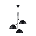 design for the people by Nordlux pendant luminaire TULLIO 3 flames E14 IP20, black 