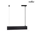 design for the people by Nordlux Luminaire à suspension BEAU 50 S14S IP20, noir mat gradable
