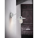 Nordlux Outdoor Wall luminaire LUXEMBOURG, with sensor, E27, IP54, galvanized Nordlux Outdoor Wall luminaire LUXEMBOURG, with sensor, E27, IP54, galvanized
