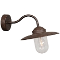 Outdoor Wall luminaire LUXEMBOURG, E27, IP54, rust