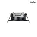 Nordlux downlight LEONIS set of 1 IP65, black 