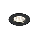 Nordlux downlight FREMONT set of 3 IP65, black dimmable