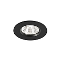 Nordlux Downlight FREMONT lot de 1 IP65, noir gradable