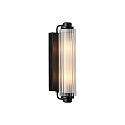 Luminaire mural NIMAL E14 IP44, noir gradable