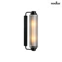 Nordlux Lampada da parete NIMAL E14 IP44, nero dimmerabile