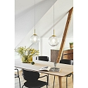 Nordlux Luci a sospesione CHISELL 25 E27 IP20, lucido, chiaro, ottone dimmerabile Nordlux Luci a sospesione CHISELL 25 E27 IP20, lucido, chiaro, ottone dimmerabile