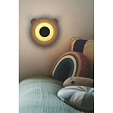 Luminaire mural BRUNA BEAR E14 IP20, marron, mat, noir, blanche 