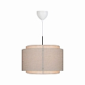 Luci a sospesione TAKAI E27 IP20, beige dimmerabile
