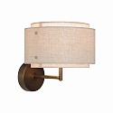Lampada da parete TAKAI E27 IP20, beige 
