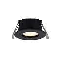 Downlight ROSALEE IP65,IP20, noir gradable